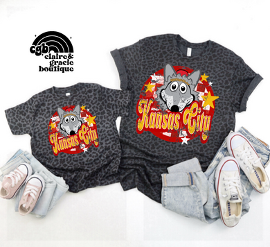 KC wolf | Leopard Hoodie or Tee