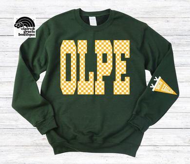 Olpe Eagles Split Cardigan Sweatshirt |