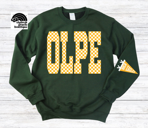 Olpe Eagles Split Cardigan Sweatshirt |