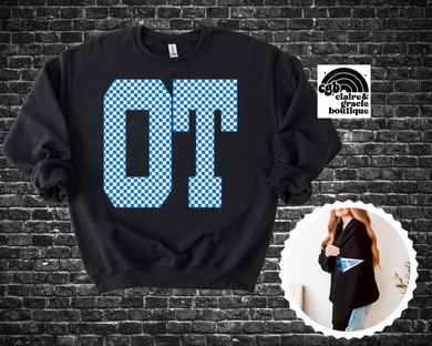 OT tigers Split Cardigan Sweatshirt |  BLACK