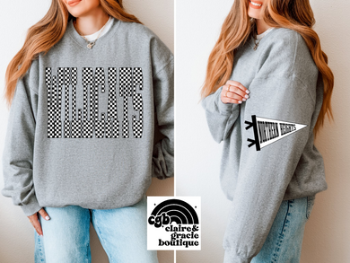 Northern Heights Wildcats Split Cardigan Sweatshirt |  BLACK