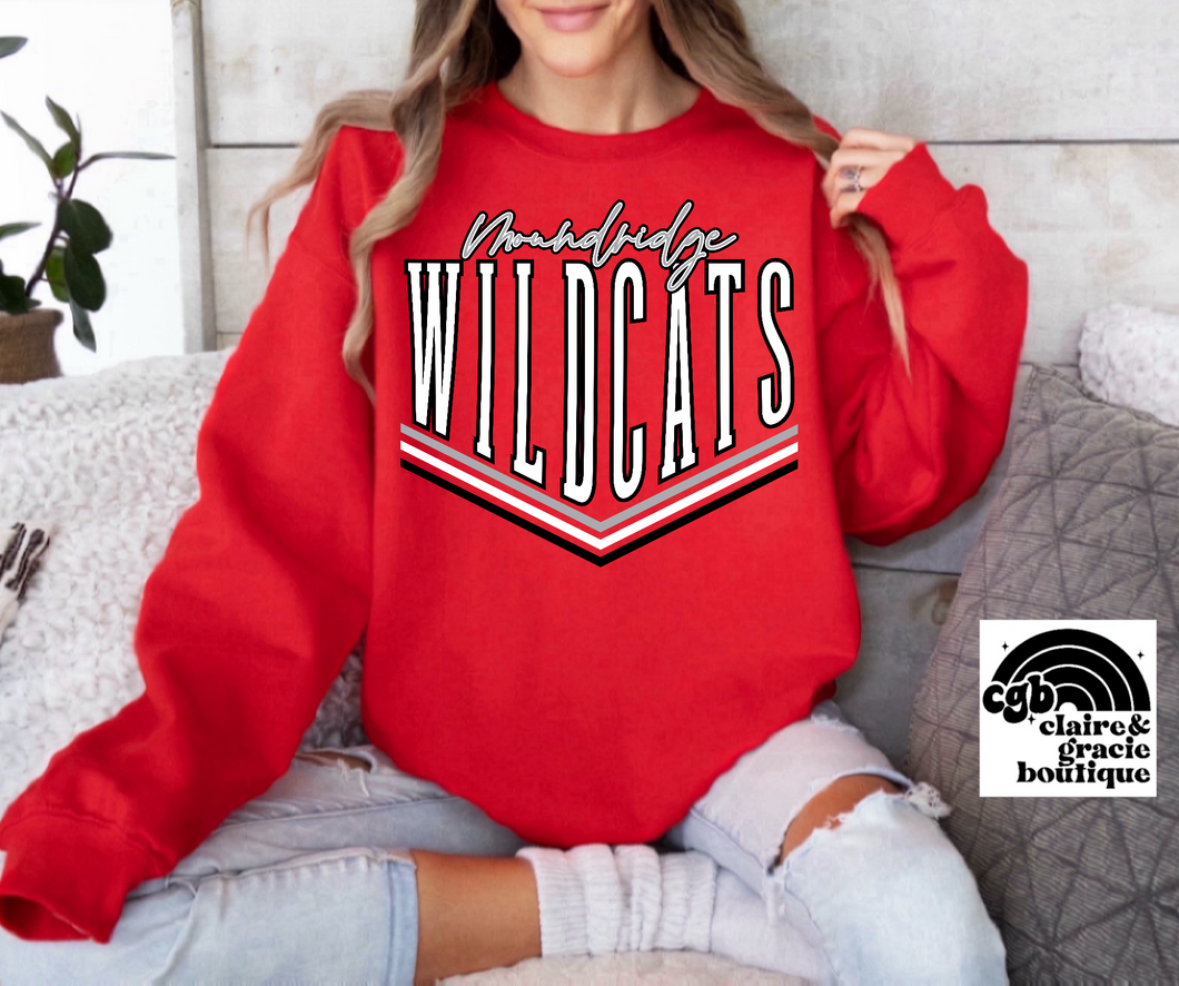 Moundridge Wildcats Tee or Sweatshirt | Triangle