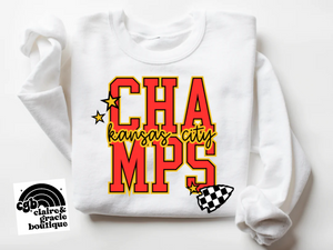 Champs Checkered White | Choose your style | toddler youth adult | PRE-ORDER
