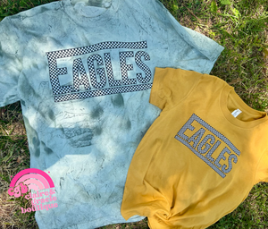 Eagles Checkered Tees | School Spirit