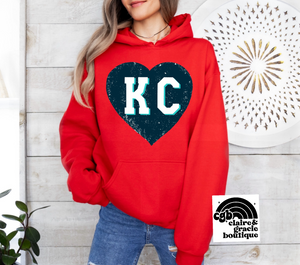 KC Heart Current | Choose your style | Toddler Youth Adult