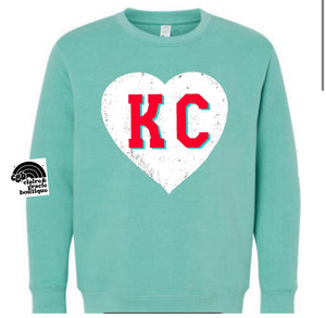 Kansas City Current Sweatshirt Teal | Heart
