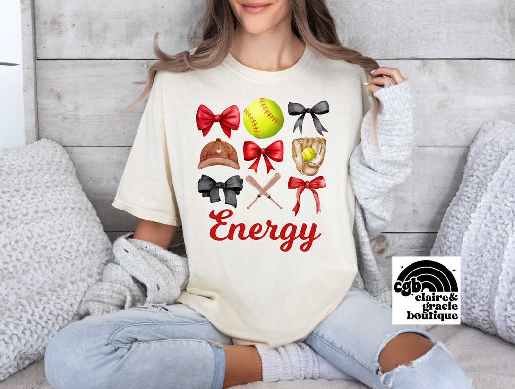 Energy Softball Tee | Bow