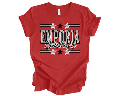 Emporia Spartans Star Custom Design |