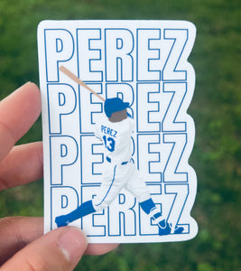 KC Royals Perez Sticker |