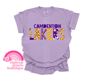 Camdenton Lakers Custom Smiley | School Spirit | Choose your style