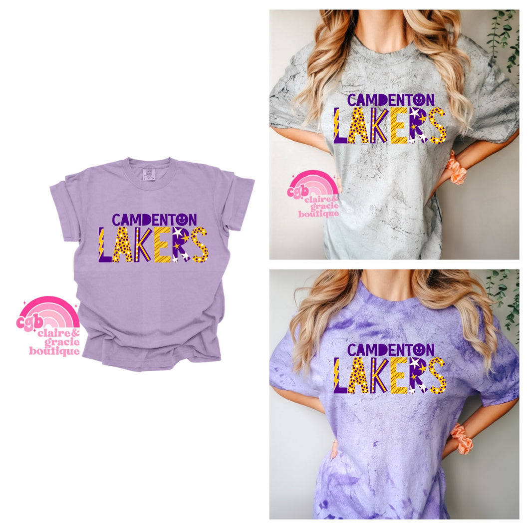 Camdenton Lakers Custom Smiley | School Spirit | Choose your style