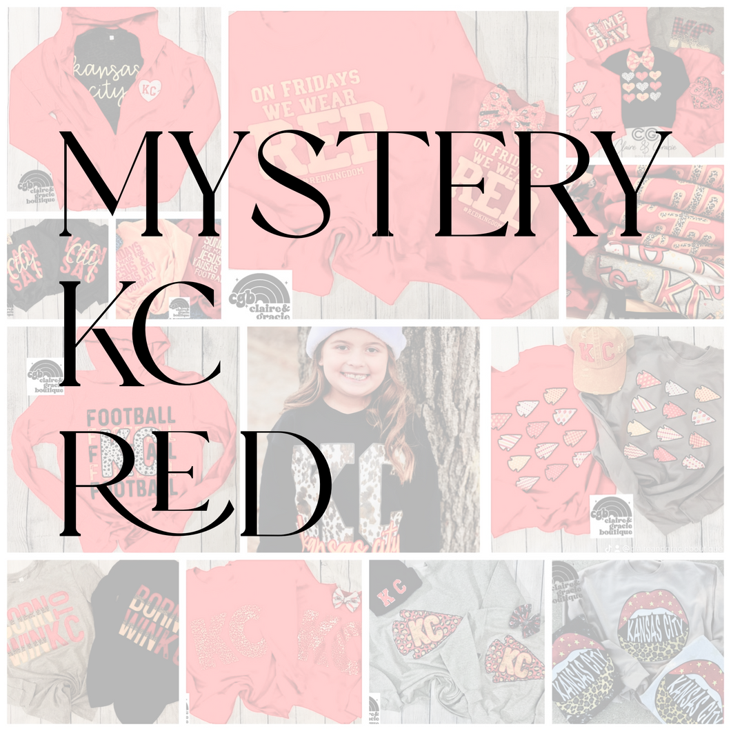 MYSTERY KC Red Items | Tee or Sweatshirt