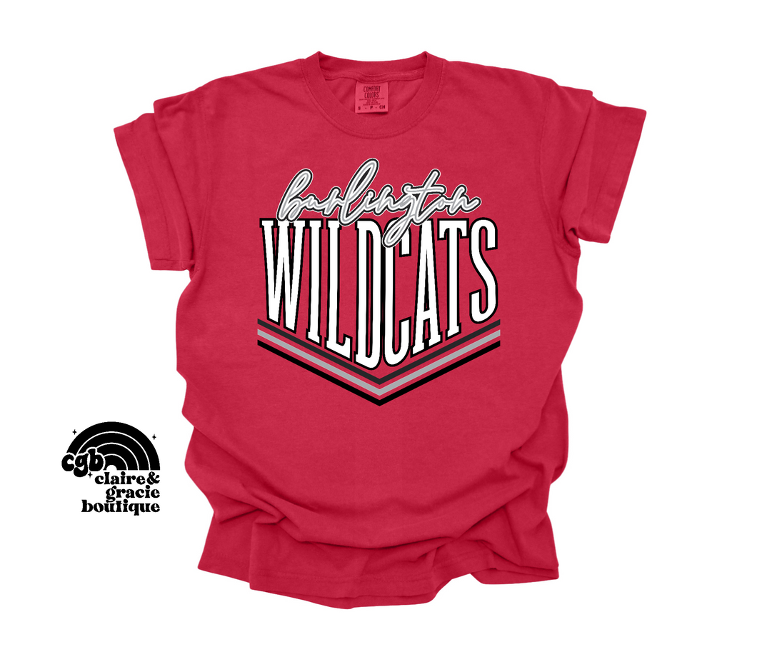 Burlington Wildcats Vintage Tee |