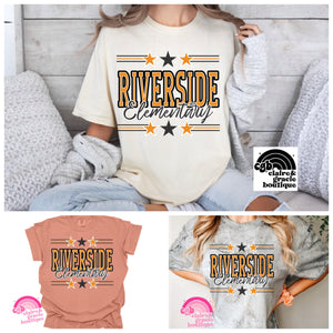 Riverside elementary Star Tee | Choosey your color