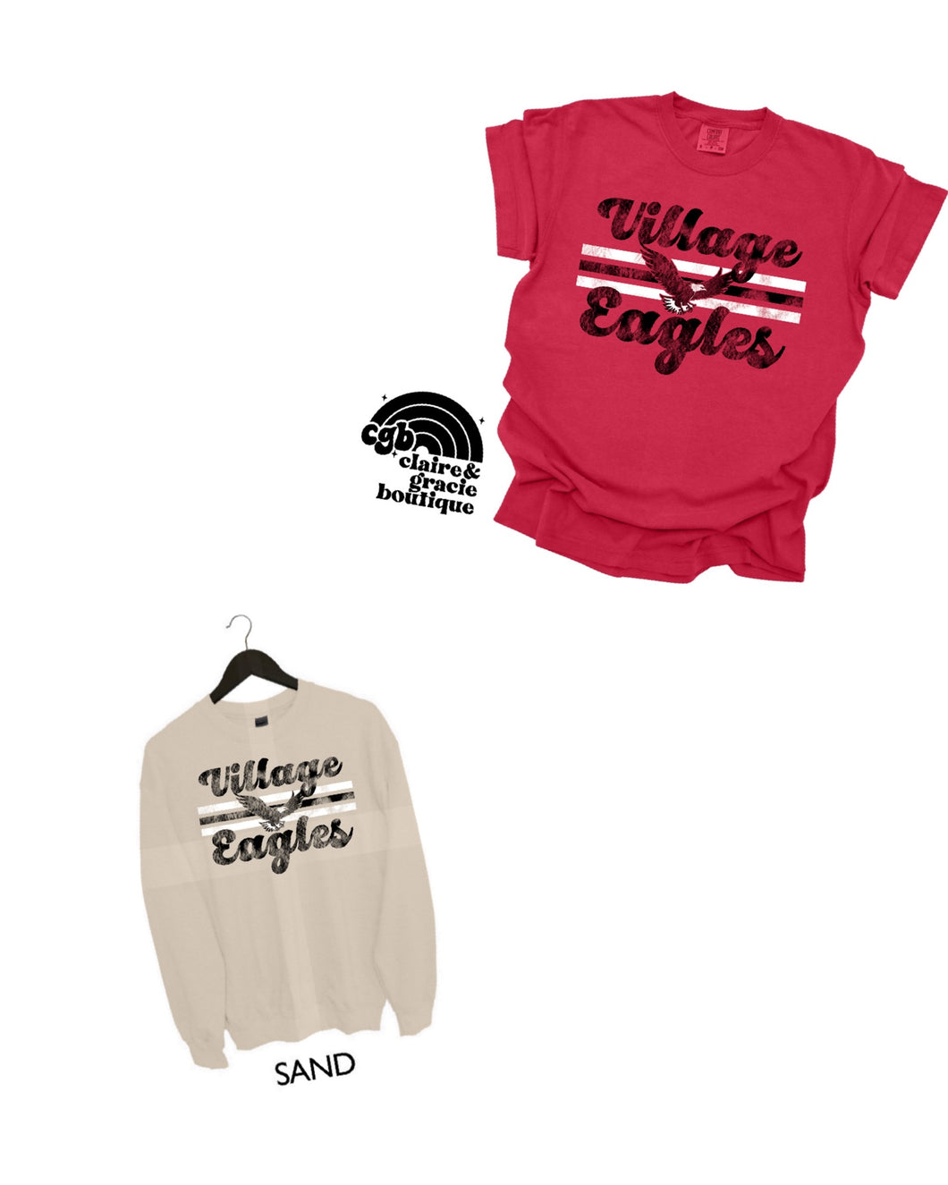 Village Eagles Retro Unisex Custom |