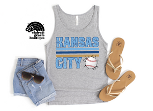 Kansas City Baseball Tank or Tee