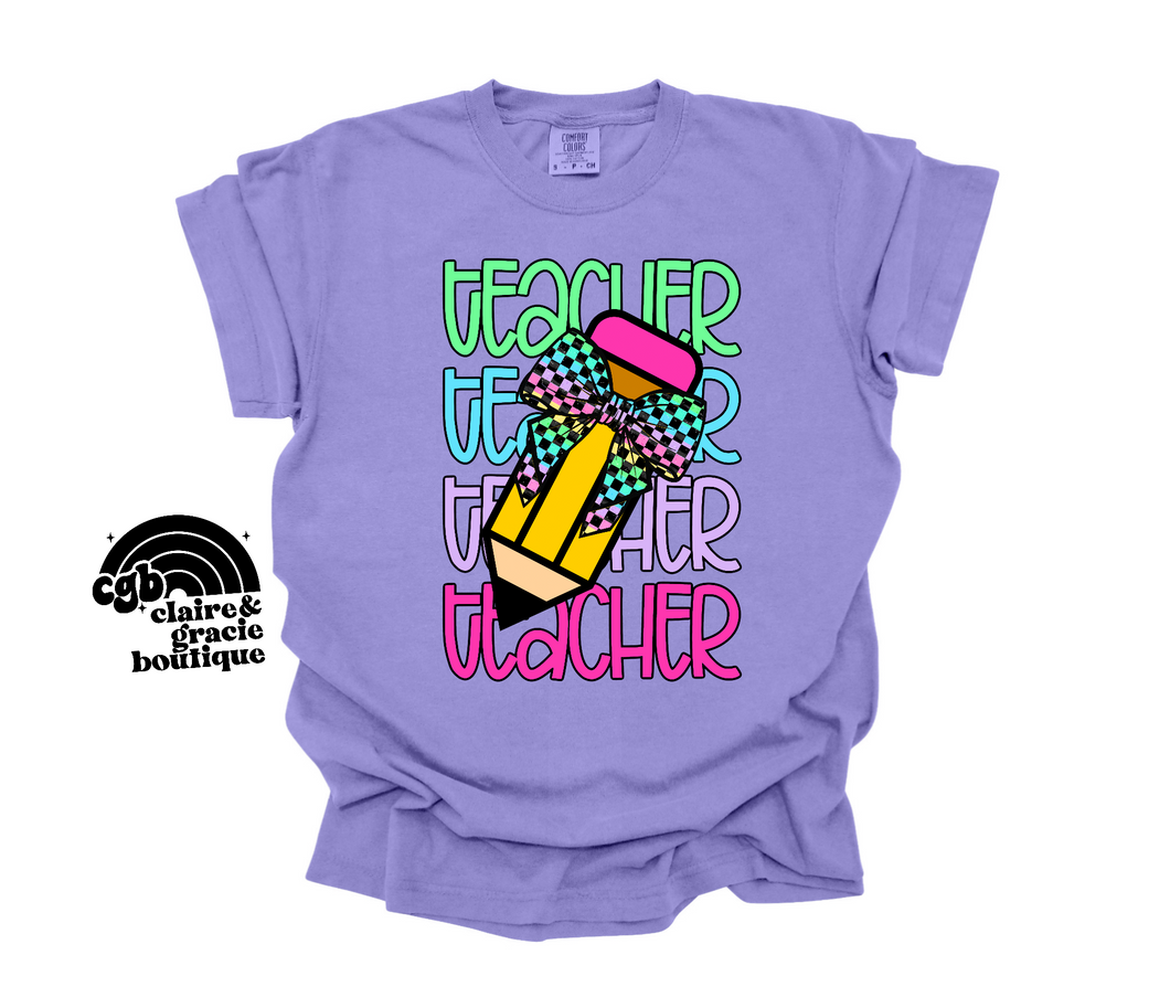 Teacher Pencil Tee |