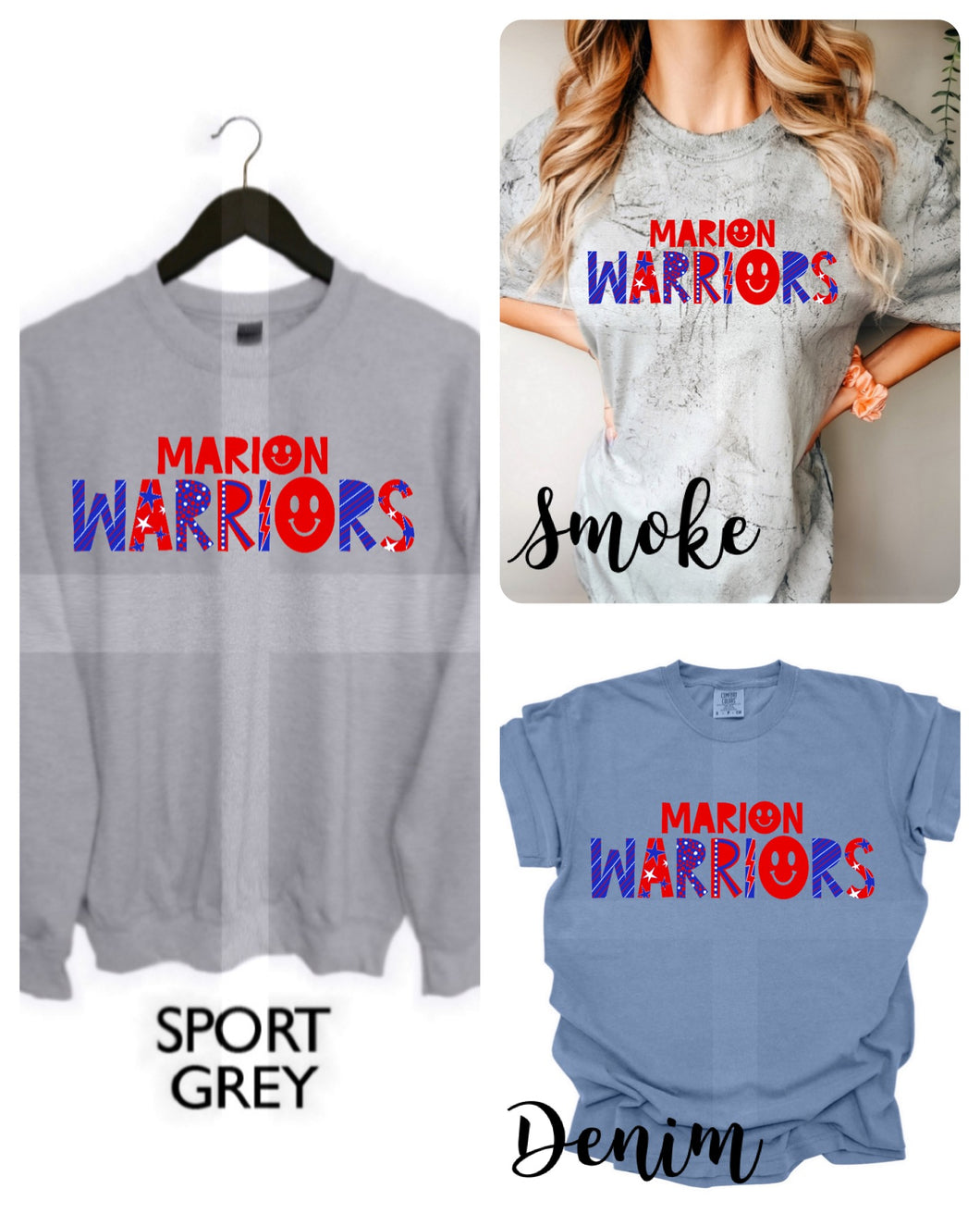 Marion Warriors Retro Custom | choose your style |