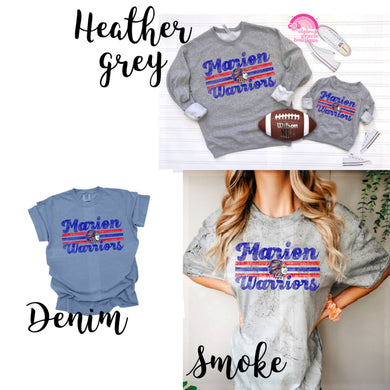 Marion Warriors Custom Design | School Spirit | Choose your style