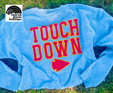 Touchdown KC | Kansas City Sweatshirt | Crop