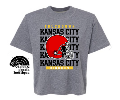 Kansas City Touchdown Kingdom | Boxy Tee or Regular Length