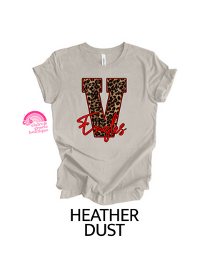 Village Eagles Leopard Tee | School Spirit