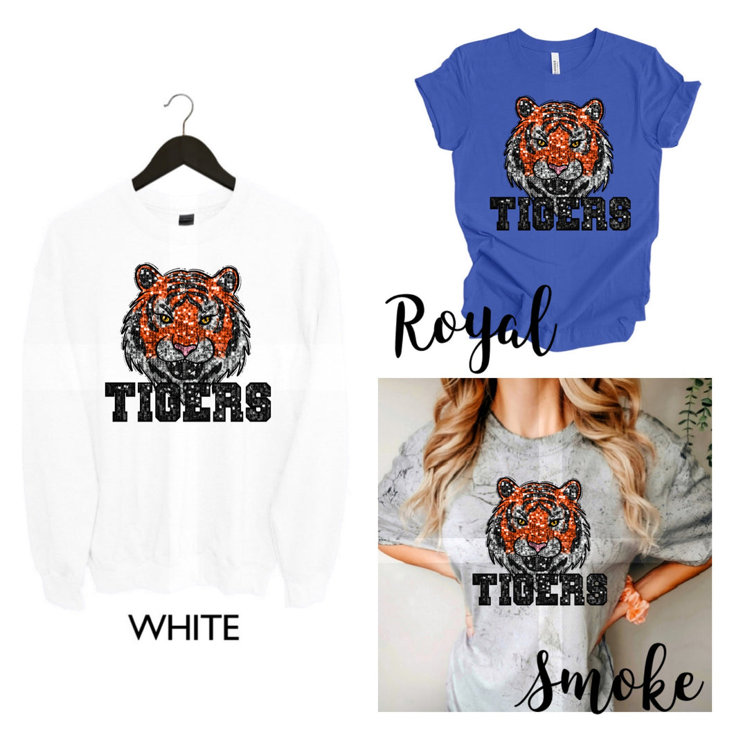 Tigers Faux Sequin | Choose your style