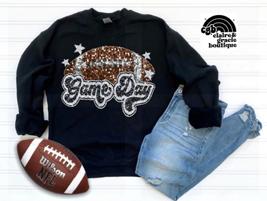 Game Day Faux Sequin Football | Choose your style