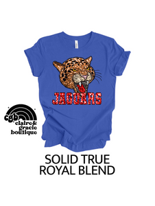 Jaguars Faux Sequin Mascot | Choose your style of tee