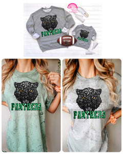 Panthers Faux Sequin | Choose your style