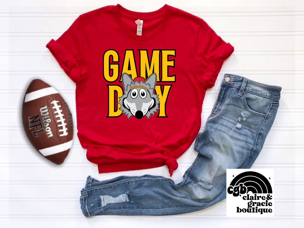 Game Day WOLF | Kansas City | RED | choose your style