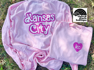Kansas City Pink Long Sleeve | Girly