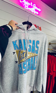 Kansas City Pennant Crop Hoodie |