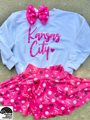 Kansas City Pink Skirt | Limited Quantities | Handmade | SKIRT ONLY