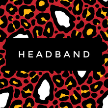 Red Leopard Arrowhead Headband | Kansas City