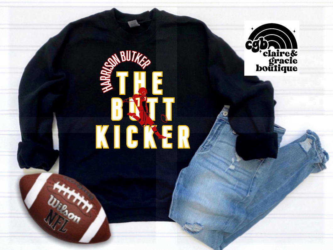 The Butt Kicker | Kansas City Sweatshirt | Toddler youth adult