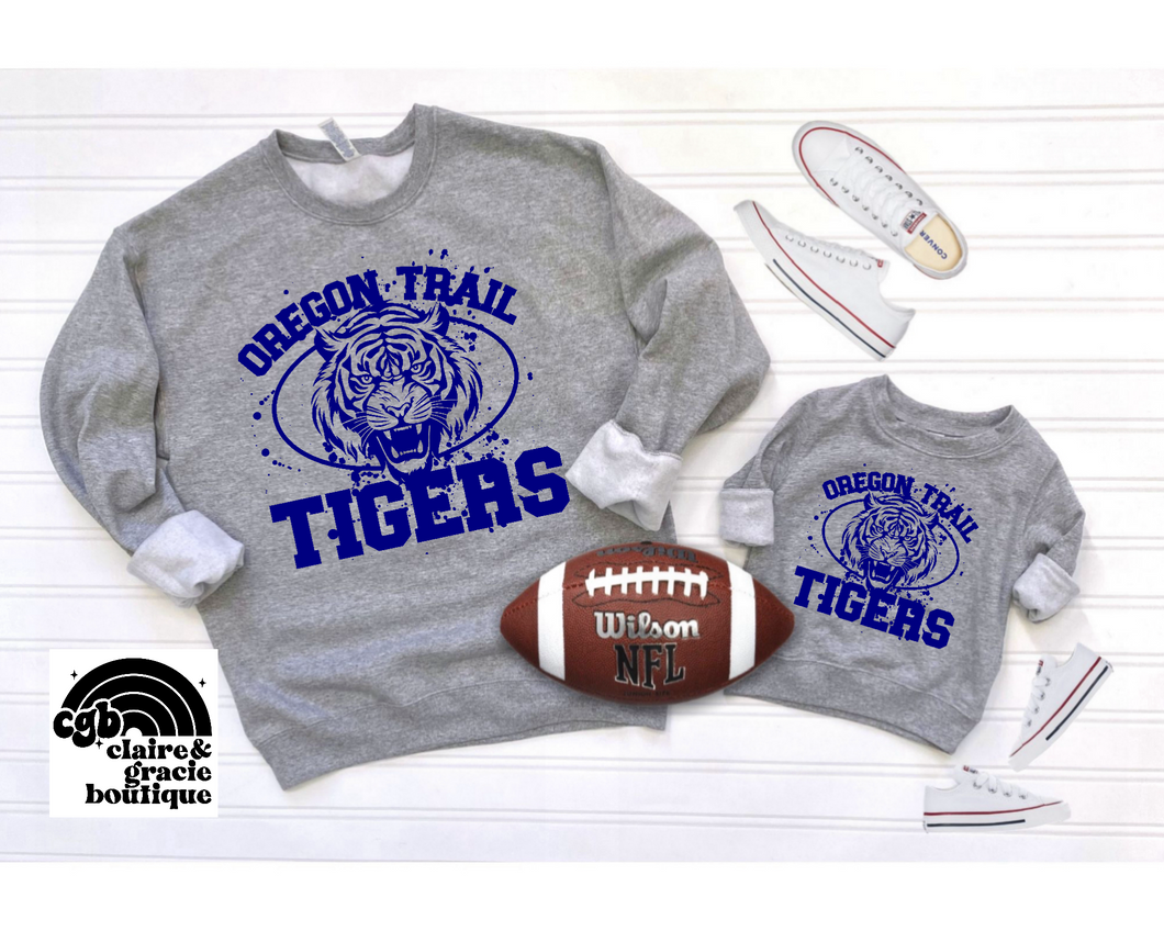 Oregon Trail Tigers Sweatshirt | School Spirit