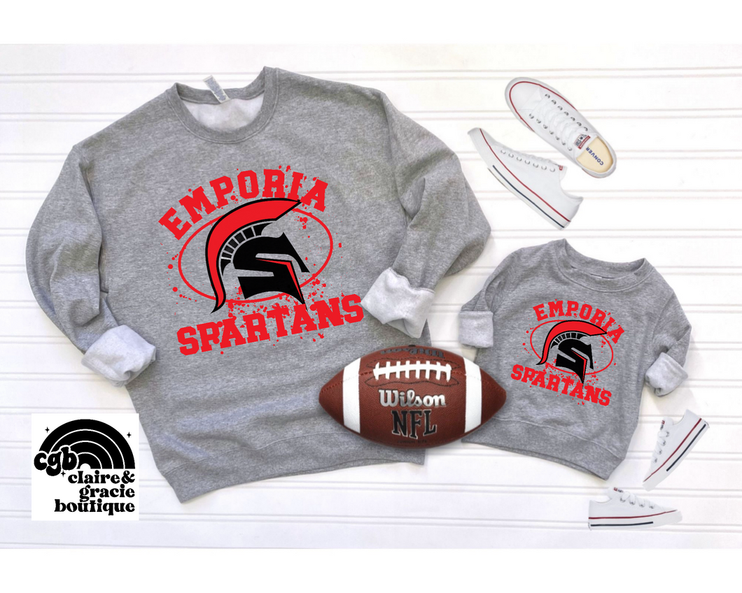 Emporia Spartans Sweatshirt | School Spirit |