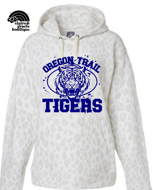 Oregon Trail Tigers Snow Leopard Hoodie | Adult