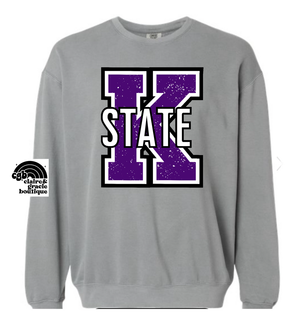 K State Sweatshirt | Adult | Wildcats