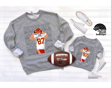 KELCE heart hands KC Kansas City| Toddler Youth Adult | Taylor