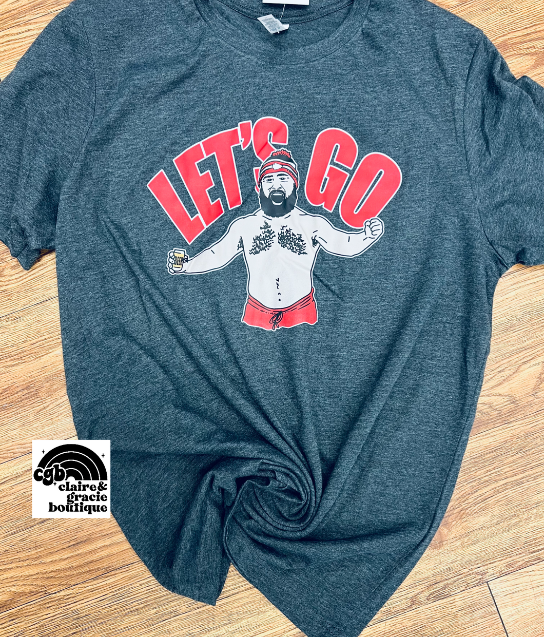 Let's GO! | Kansas City Shirtless Jason | Tee or Long Sleeve