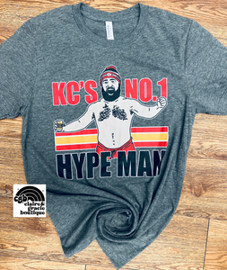 KC's No. 1 Hype Man | T-shirt | Short or Long Sleeve