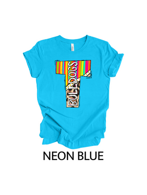 Timmerman Bulldogs | Neon Leopard Tee |