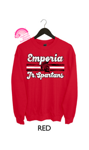 Emporia Jr. Spartans Tee or Sweatshirt | School Spirit