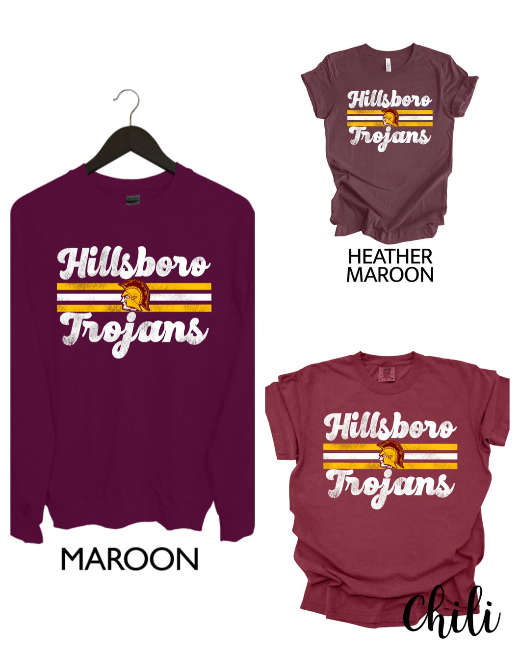 Hillsboro Trojans Custom School | Choose your Style |