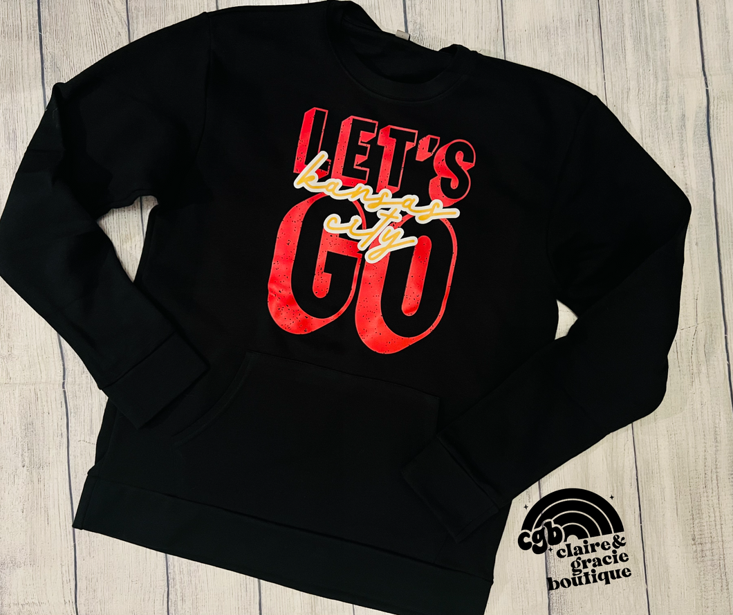 Let's GO Kansas City | Pocket Sweatshirt |