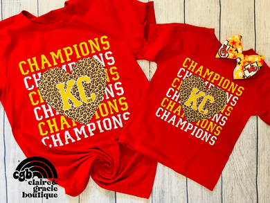 Champions LVII HEART | Kansas City | Toddler Youth Adult